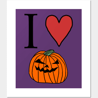 Halloween Horror Pumpkin Love Posters and Art